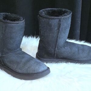 UGG Women's Black Seepskin Boots